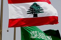 پرچم‌های لبنان و عربستان