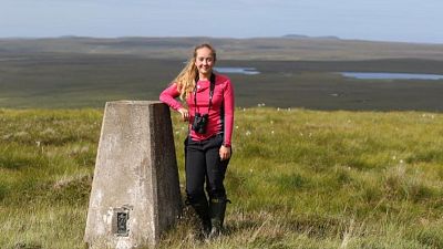 Milly Hayward restauriert für ihren Lebensunterhalt Torfmoore in Schottland.
