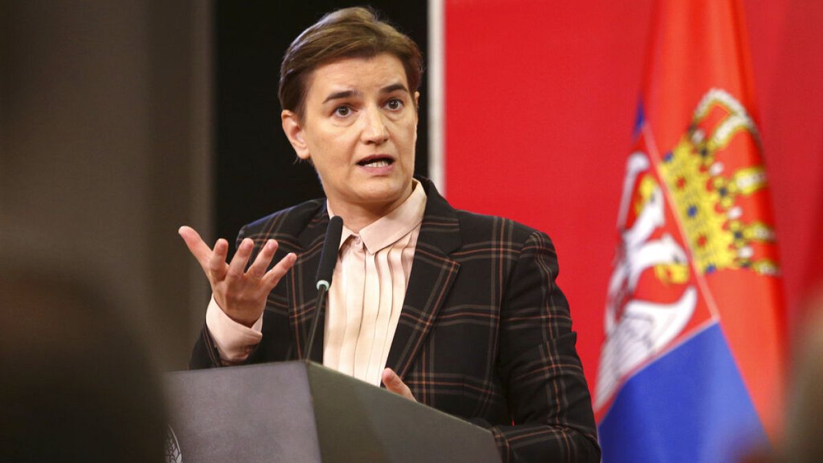 Szerbia miniszterelnöke, Ana Brnabic 