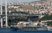 ABD Donanması'na ait USS Mount Whitney savaş gemisi (arşiv)