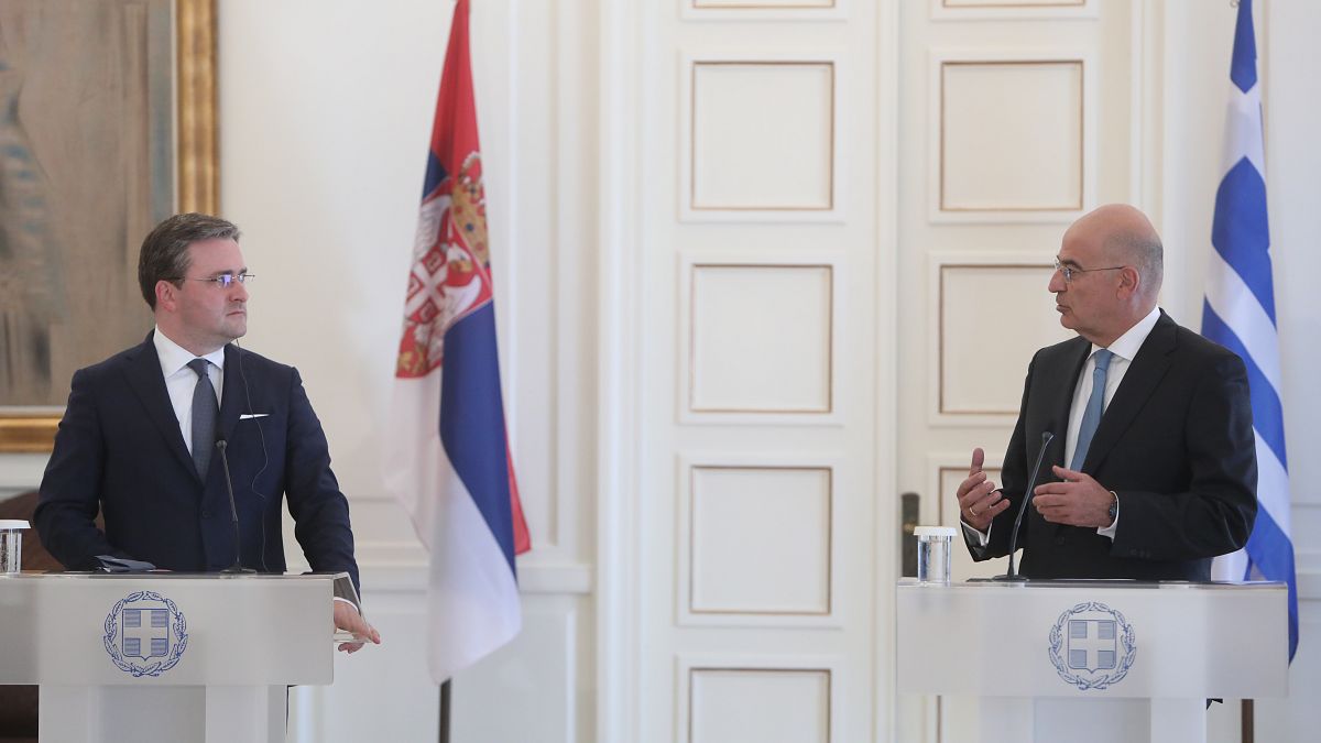 Δηλώσεις των Υπουργών Εξωτερικών Ελλάδας και Σερβίας