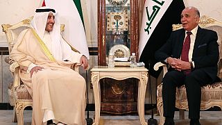 فواد حسین و احمد الناصر وزرای خارجه عراق و کویت