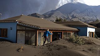 Asche ohne Ende durch den Vulkanausbruch auf La Palma