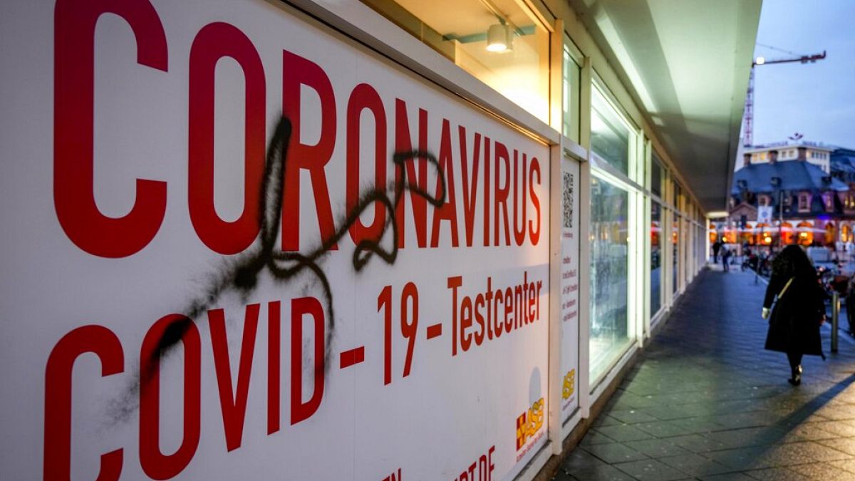 Coronavirus-Testzentrum in Frankfurt