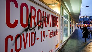 Coronavirus-Testzentrum in Frankfurt
