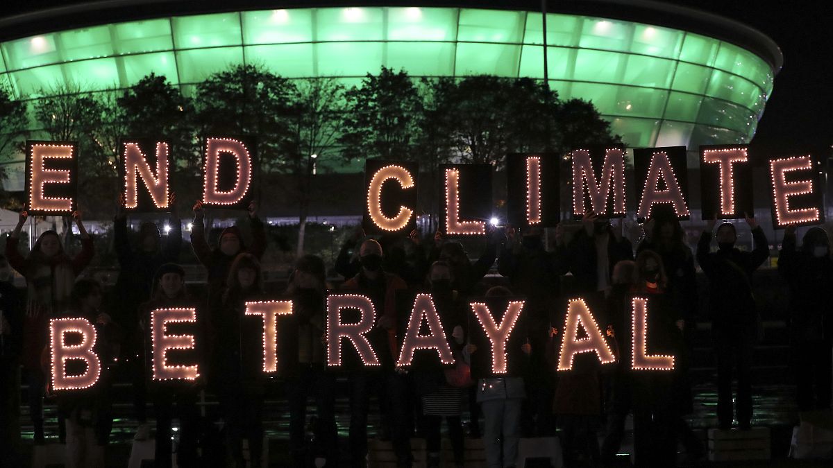 اعتراضات در جریان کنفرانس اقلیمی گلاسگو 