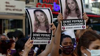 Türkiye'de kadına yönelik şiddet protestosu