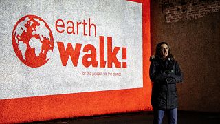 Nicole Stott at EarthWalk Live in Glasgow. 