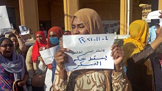 Sudan: Families of killed anti-coup protesters mourn