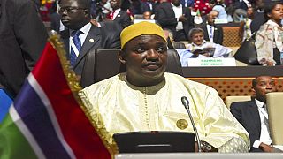 Gambia's president declares his bid for December election