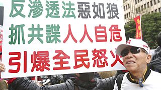 Tüntetés Tajvanon 2019 decemberében (illusztráció)