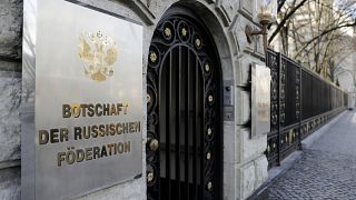 The man's body was found in the grounds of the Russian embassy in Berlin.