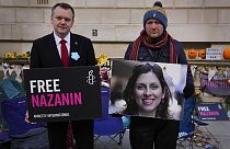 Mobilisation à Londres en faveur de la libération de l'Irano-britannique Nazanin Zaghari-Ratcliffe, le 02/11/2021