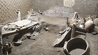 Το δωμάτιο που ανακαλύφθηκε στην Πομπηΐα