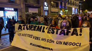 Ισπανία: Διαδήλωση για τις τιμές του ρεύματος