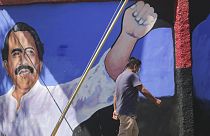 Portrait du président Daniel Ortega, Managa, Nicaragua, 7 novembre 2021