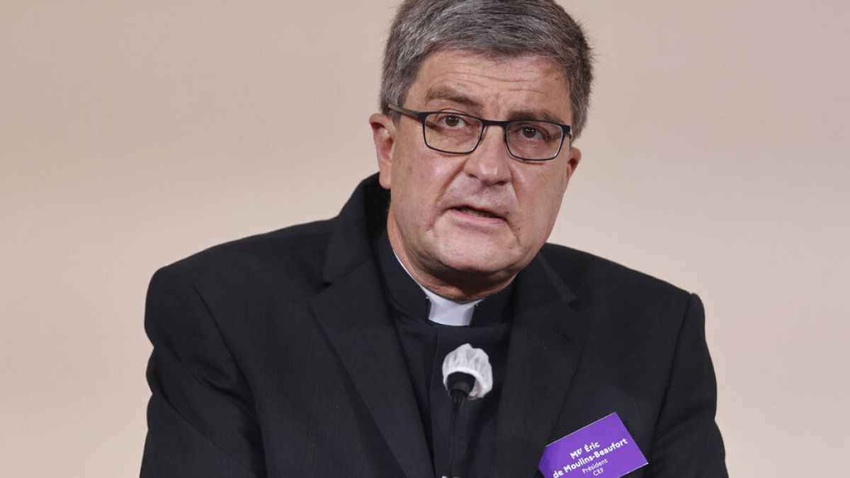 Mgr Éric de Moulins-Beaufort, président de la Conférence des évêques de France