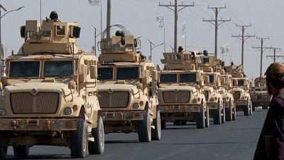Military parade in Kandahar