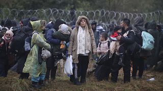 مهاجرون عالقون عند الحدود البولندية البيلاروسية