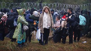 پناهجویان در مرز بلاروس و لهستان