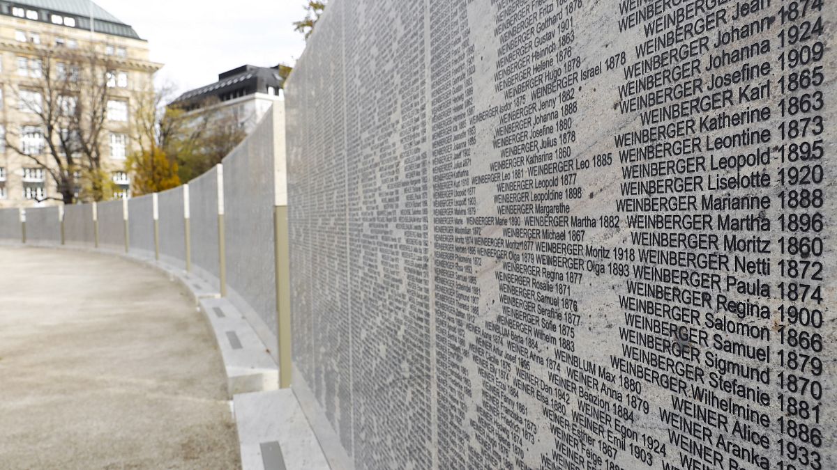 The Shoah Wall of Names Memorial carries the name of every Austrian Jew murdered by the Nazis.