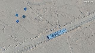  Photo satellite prise dans le désert du Taklamakan, en Chine, le 30 octobre dernier