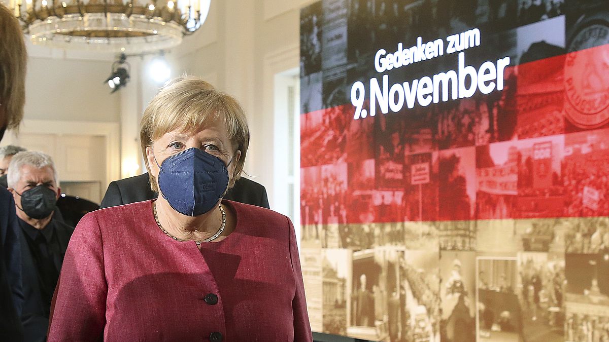 Angela Merkel bei Gedenkveranstaltung in Berlin