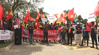 Tigray: Anti-war march held in South Africa
