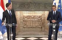 Hollanda Başbakanı Rutte ve Yunanistan Başbakanı Miçotakis