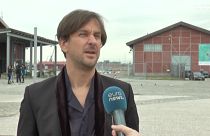 Fabricius Gábor rendező nyilatkozik az Euronews görögországi tudósítójának