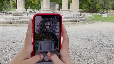 What would it be like to walk around the ancient site of Olympia at the time the original Olympic Games were held?