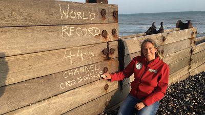 With her 44th crossing, Chloë McCardel became the Queen of the English Channel