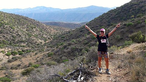 Sharon Jessop ran a distance of 2150 kilometres during the course of her adventure