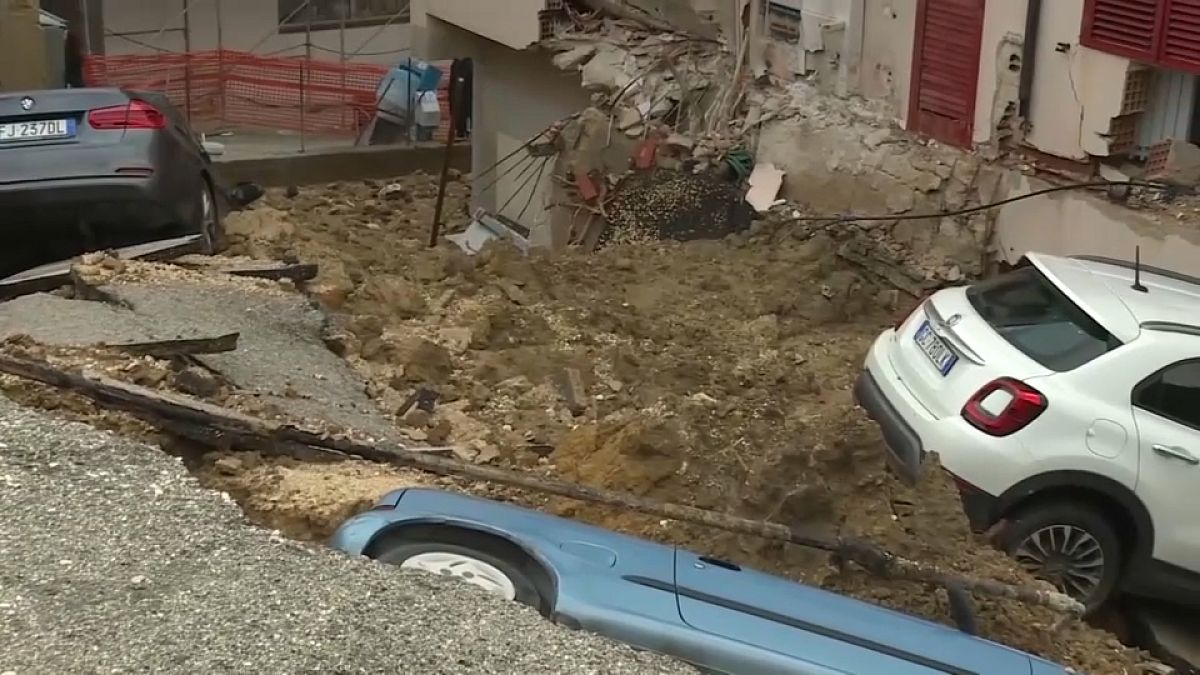 Последствия наводнения в провинции Агридженто 11 ноября 2021