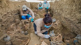 کشف گور باستانی در پرو