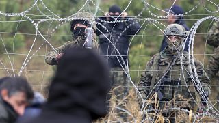 پناهجویان گرفتار در مرز لهستان و بلاروس