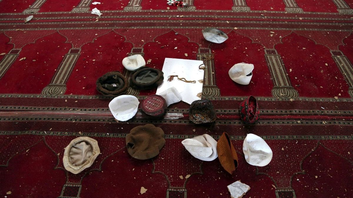 عکس آرشیوی از انفجار در یک مسجد در افعانستان