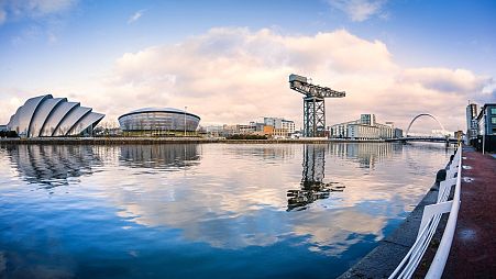 The COP26 venue is on the bank of the River Clyde in Glasgow.