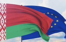 پرچم اتحادیه اروپا و بلاروس