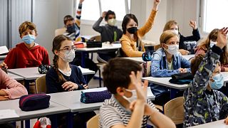 استفاده از ماسک در مدارس فرانسه