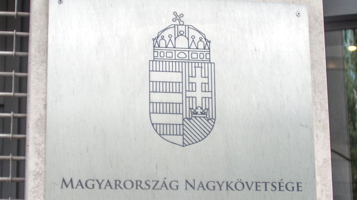Magyarország berlini nagykövetségének bejárata (illusztráció)