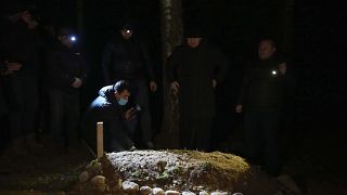 Bestattung eines 19-jährigen Syrers im polnischen Dorf Bohoniki