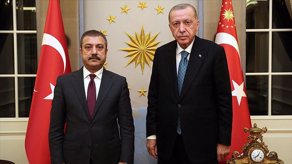 TCMB Başkanı Şahap Kavcıoğlu - Cumhurbaşkanı Recep Tayyip Erdoğan