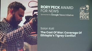 Ethiopian journalist wins award for Tigray reporting