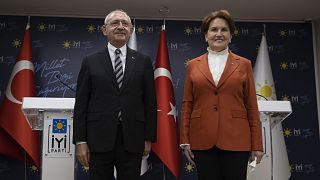 CHP Genel Başkanı Kemal Kılıçdaroğlu ve İYİ Parti Genel Başkanı Meral Akşener