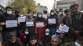 Демонстрация в Кашмире