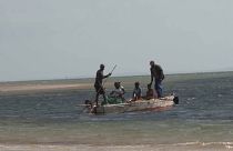 Pescadores em Inhambane, Moçambique
