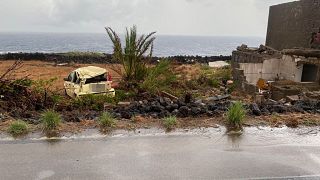 Szeptemberben egyszer már pusztított tornádó a szigeten - a kép akkor készült