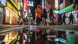 Tokyo'nun Shibuya caddesi