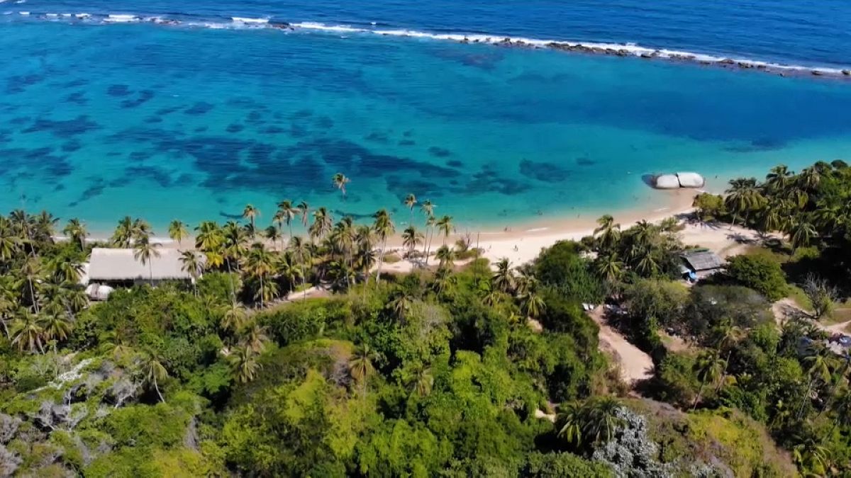 Una playa del Caribe mexicano